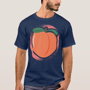 Camiseta Peach Fruta Lover Vegan Vegetarian Health 1063