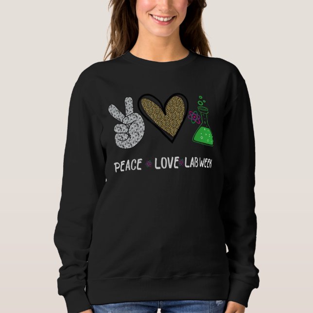 Camiseta Peach Love Lab Week 2022 Laboratory Tech Technolog (Frente)