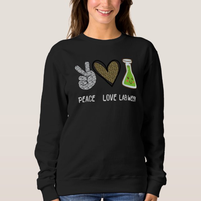 Camiseta Peach Love Lab Week 2022 Laboratory Tech Technolog (Frente)