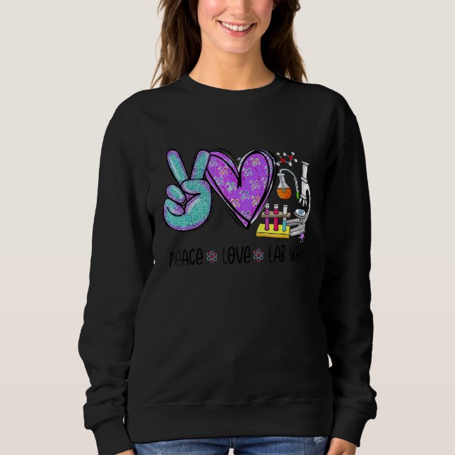 Camiseta Peach Love Lab Week 2022 Laboratory Tech Technolog (Frente)