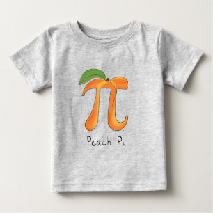 Camiseta Peach Pi - Símbolo Professor de Matemática