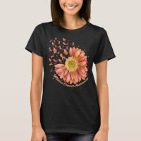 Peach Ribbon Hummingbird Uterina de girassol Cance