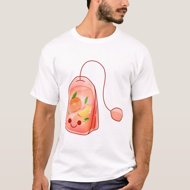 Camiseta Peach Tea Bag (Frente)
