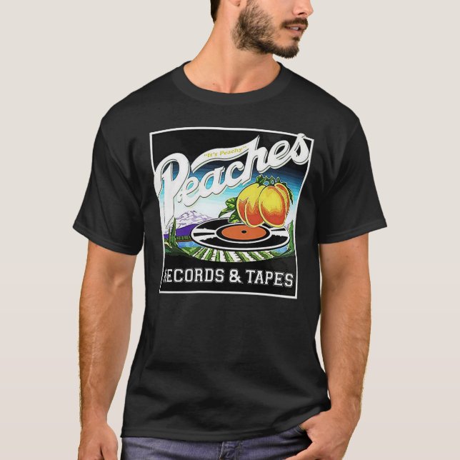 Camiseta Peaches Records &amp; Tapes - Defunct Shirt Essent (Frente)