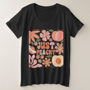 Camiseta Peachy Floral Design