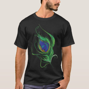 Camiseta Peacock Artista Pena Lorde Krishna Tanque Topo