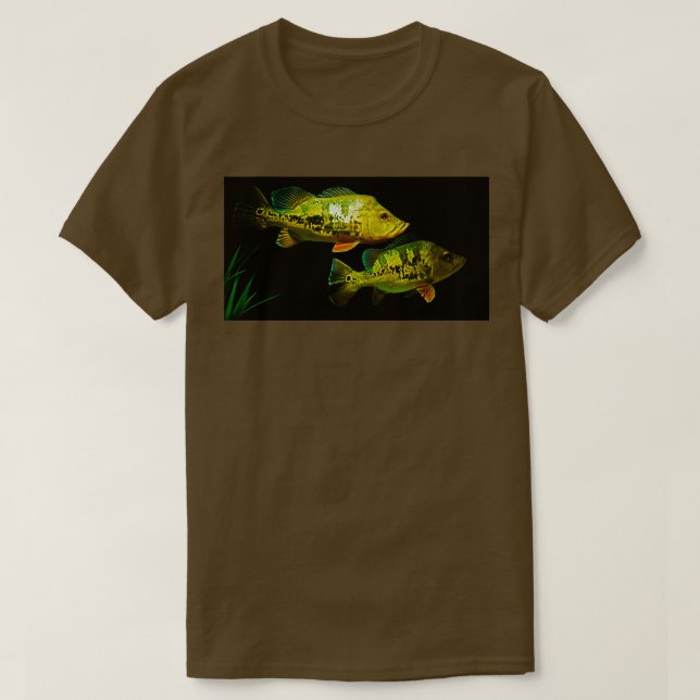 Camiseta Peacock Bass Cichla monoculus (Frente do Design)