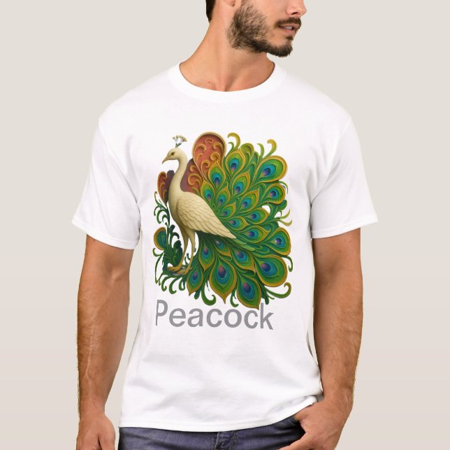 Camiseta Peacock Bird (Frente)