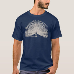 Camiseta Peacock de Plumagem de Presente do Zoo do amante d