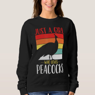Camiseta Peacock é só uma garota que ama retro Peacocks
