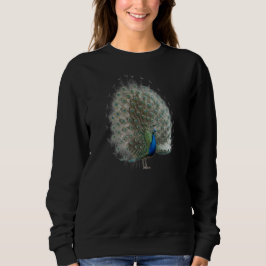 Camiseta Peacock Majestoso com Cauda Colorida