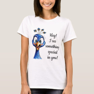 Camiseta Peacock para melhorar o humor