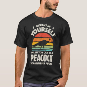 Camiseta Peacock sempre seja você mesmo Retro Vintage 60s 7