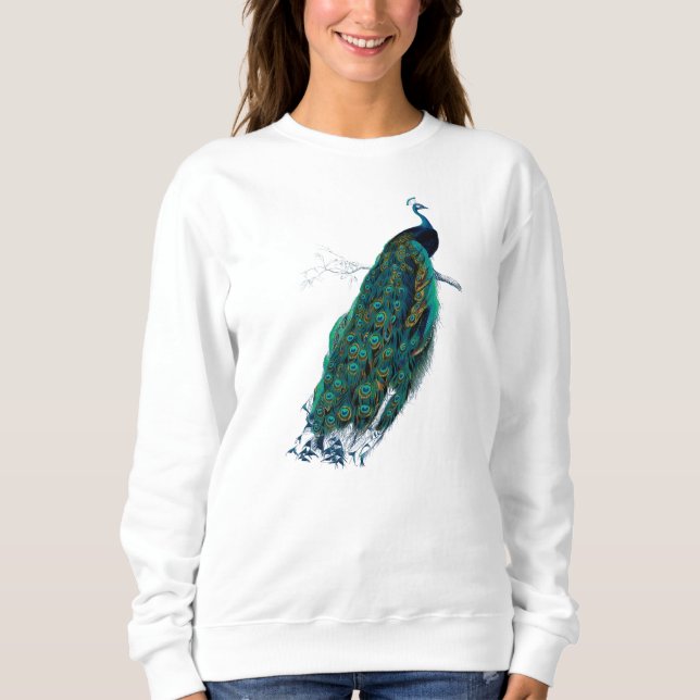 Camiseta Peacock Watercolor (Frente)