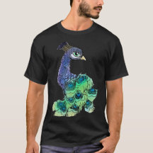 Camiseta Peafowl Art