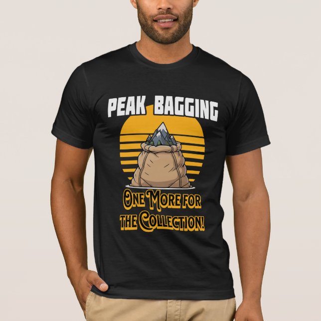 Camiseta Peak Bagging Mountain T Shirt (Frente)