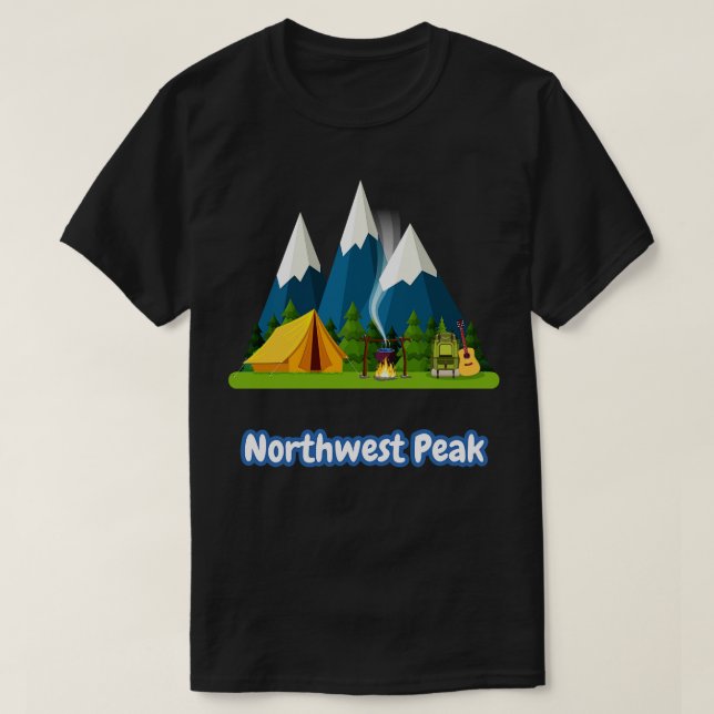 Camiseta Peak Noroeste (Frente do Design)
