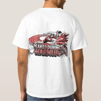 Camiseta peaked during warmup