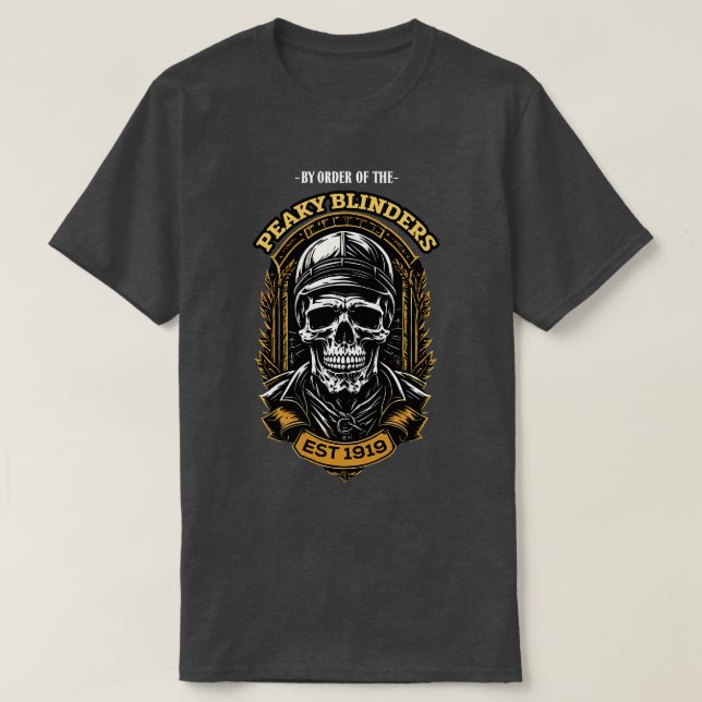 Camiseta Peaky Blinders 1919 (Frente do Design)
