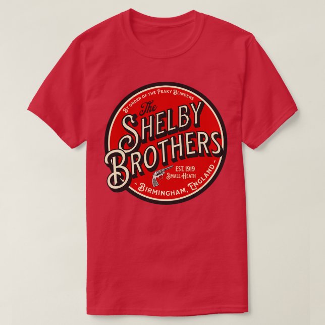 Camiseta Peaky Blinders The Shelby Brothers 1919 (Frente do Design)