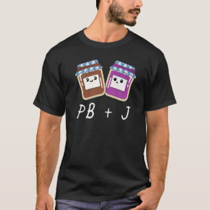 Camiseta Peanut Butter Jelly Love Comida Graphic