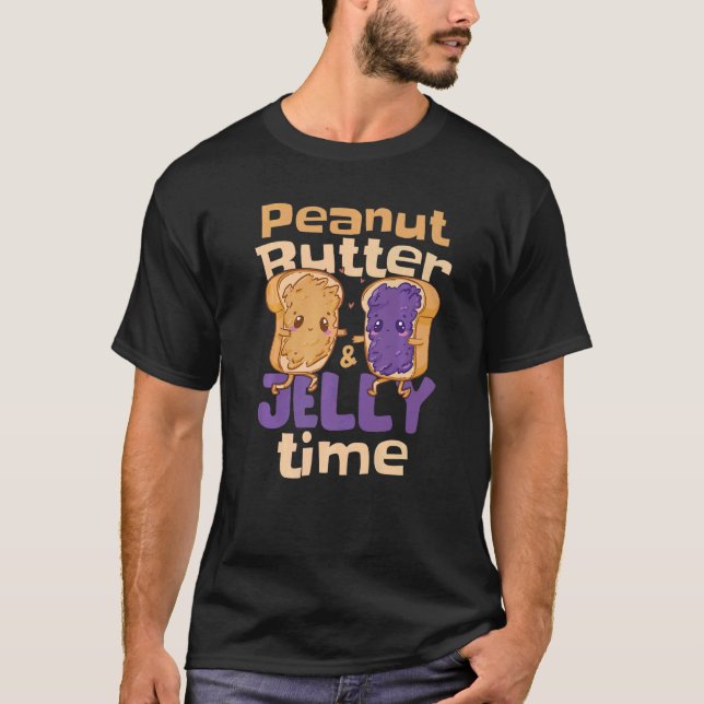 Camiseta Peanut Butter Jelly Time   (Frente)