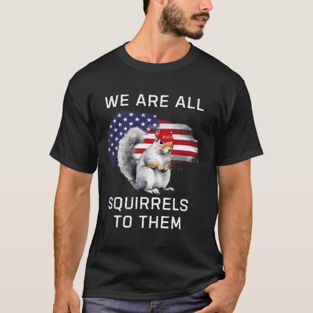 Camiseta Peanut The Squirrel - Justiça Para Peanut Mega Pea (Frente)