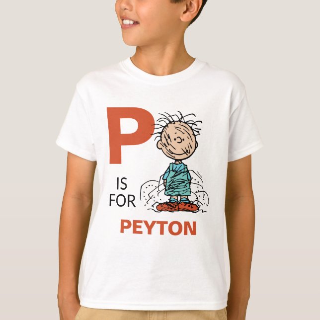 Camiseta PEANUTS | Caneta Personalizada (Frente)