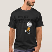 Peanuts Charlie Brown É o meu aniversário, bom lut