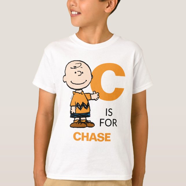 Camiseta PEANUTS | Charlie Brown personalizado (Frente)