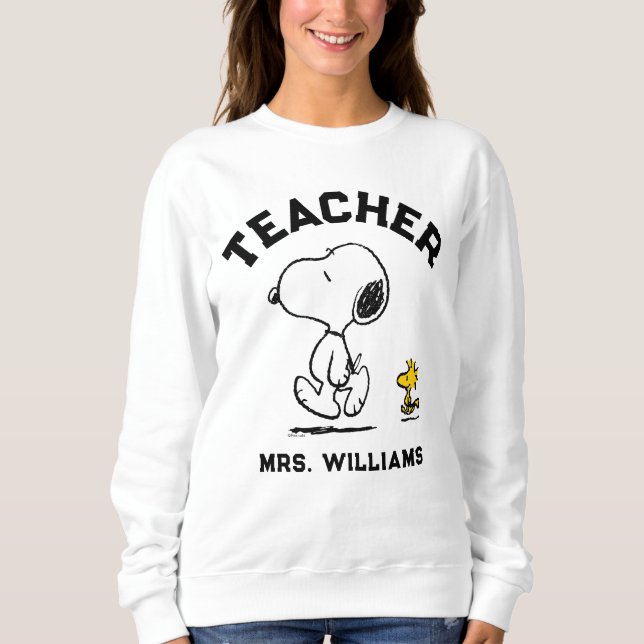 Camiseta Peanuts Est. 1950 | Professor de Snoopy & Woodstoc (Frente)