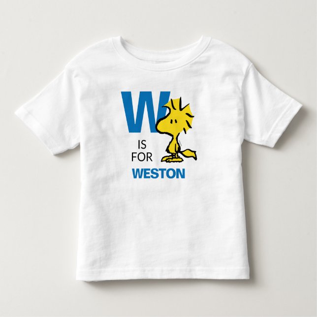 Camiseta PEANUTS | Estoque de madeira personalizado (Frente)