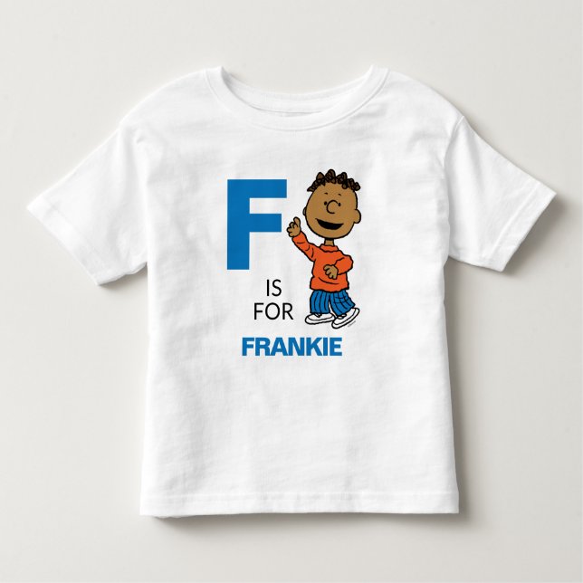 Camiseta PEANUTS | Franklin personalizado (Frente)