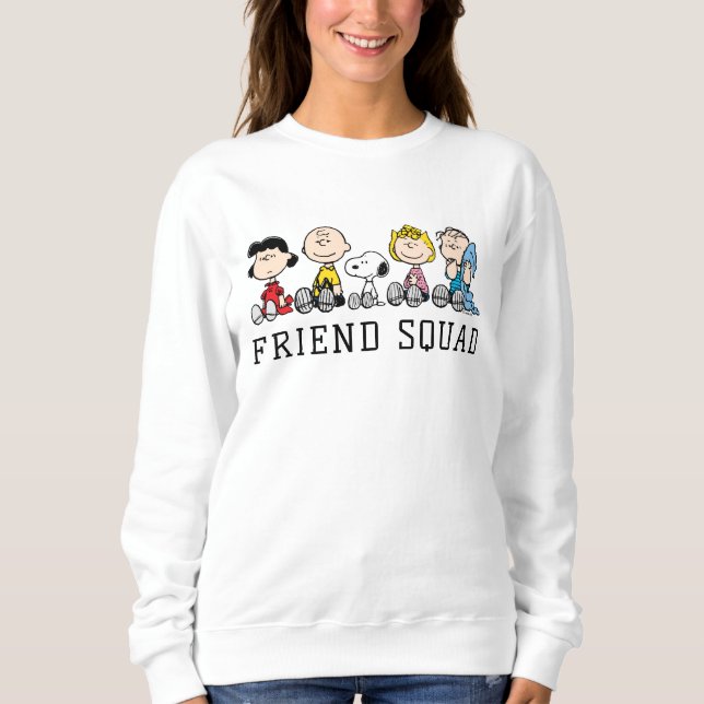 Camiseta Peanuts Gang Sentado Junto (Frente)