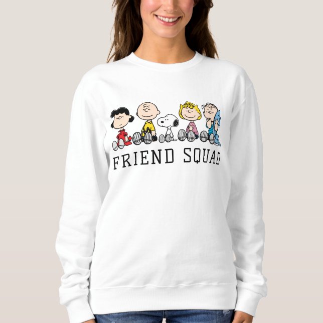 Camiseta Peanuts Gang Sentado Junto (Frente)