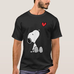 Camiseta Peanuts Heart Sitting Snoopy