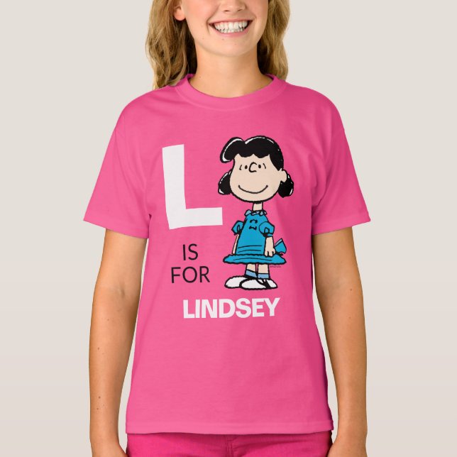 Camiseta PEANUTS | Lucy Personalizada (Frente)