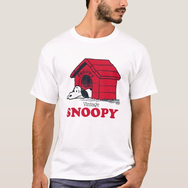 Camiseta PEANUTS | Snoopy Então E Agora (Frente)