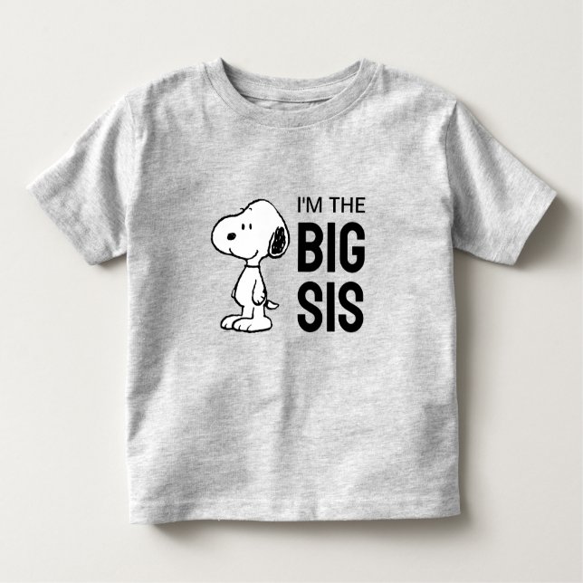 Camiseta Peanuts Snoopy | Sou a Irmã Maior (Frente)