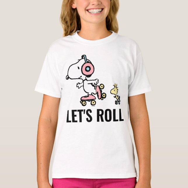 Camiseta PEANUTS | Snoopy & Woodstock | Roll de Vamos (Frente)