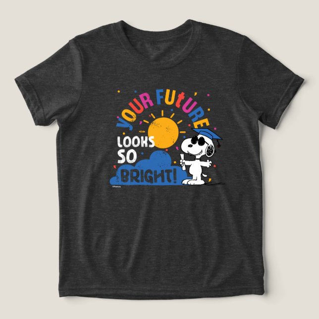 Camiseta Peanuts Snoopy Your Future Looks So Bright (Design frontal)