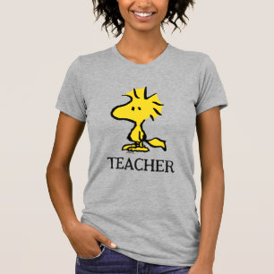 Camiseta Peanuts   Woodstock Teacher