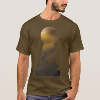 Camiseta Peão de xadrez castanho