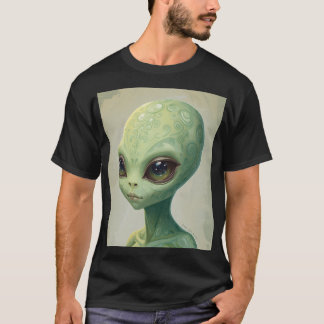 Camiseta Pear Alien – Minimal Funny Fruit Art