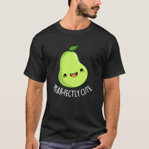 Camiseta Pear Fruta, em ponto de tafetá, de cor branca, esc