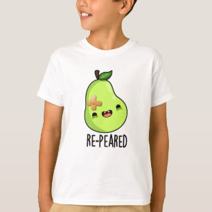 Camiseta Pear Pun Engraçado Novamente Fruta