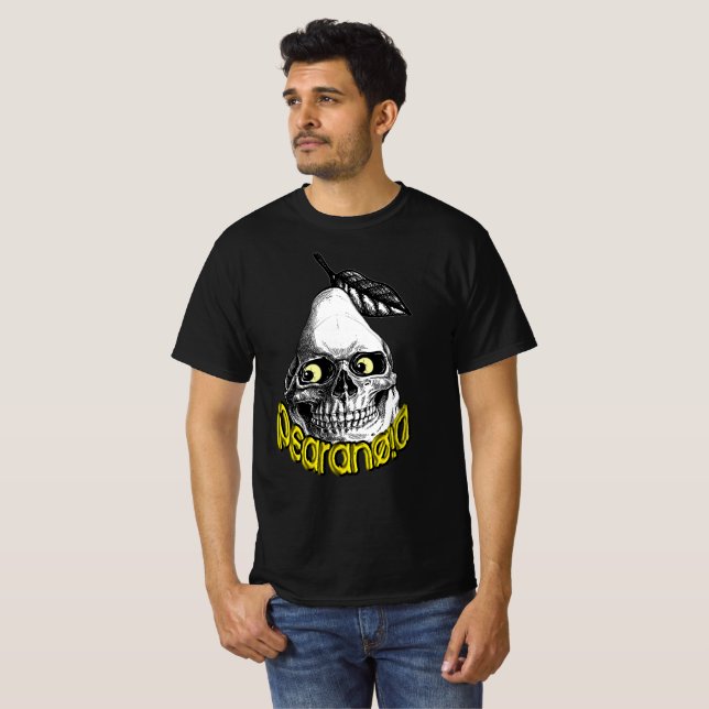 Camiseta Pearanoia/Paranoia, design engraçada, nova tendênc (Frente Completa)