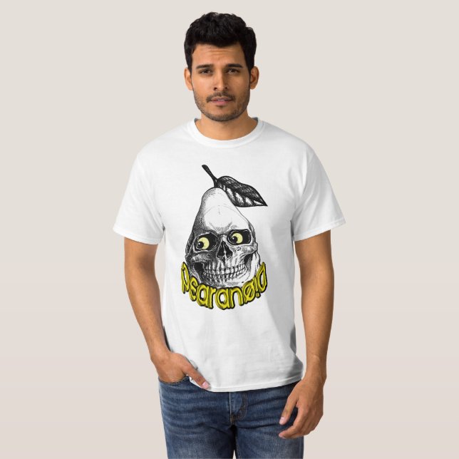 Camiseta Pearanoia/Paranoia, design engraçada, nova tendênc (Frente Completa)