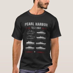 Camiseta Pearl Harbor Battleship Memorial Day dezembro 7