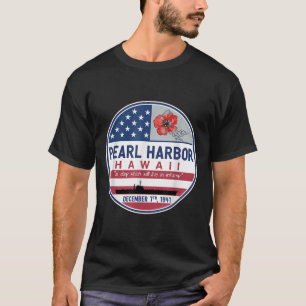 Camiseta Pearl Harbor Memorial Hawaii Vintage Usa Flag Day